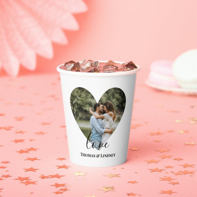 Vasos De Papel Fotografía personalizada Fotocardiaca Frame Modern (in situ)
