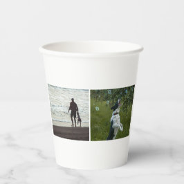 Vasos De Papel Fotos personalizadas simples dos