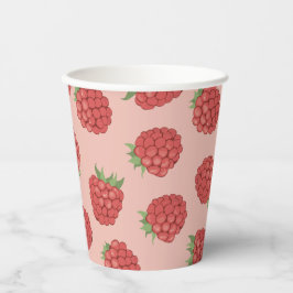 Vasos De Papel frambuesa dulce rosa