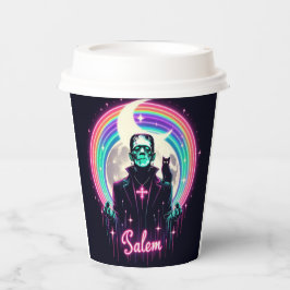 Vasos De Papel Frank y gato Salem papel taza de café