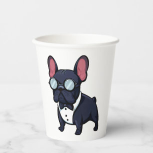 Vasos De Papel Frenchie Los Caballeros
