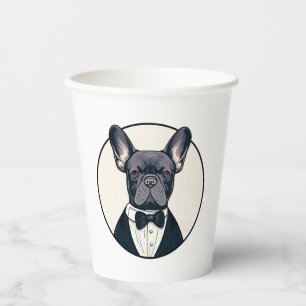 Vasos De Papel Frenchie Los Caballeros
