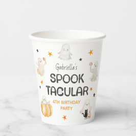 Vasos De Papel Friendly Ghosts Spooktacular Kids Birthday Party