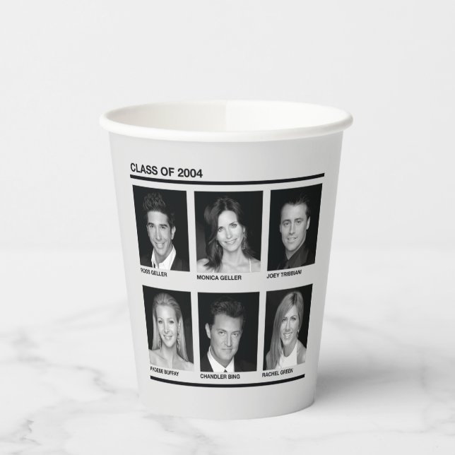 Vasos De Papel FRIENDS™ | Clase de 2004 (Izquierda)