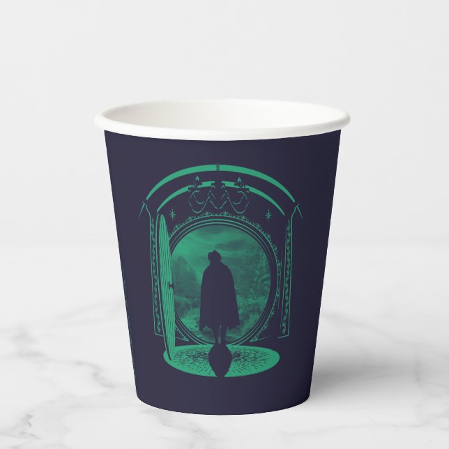 Vasos De Papel FRODO™ Leaving THE SHIRE™ Silhouette (Anverso)