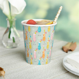 Vasos De Papel Fruity Tiki Beverages