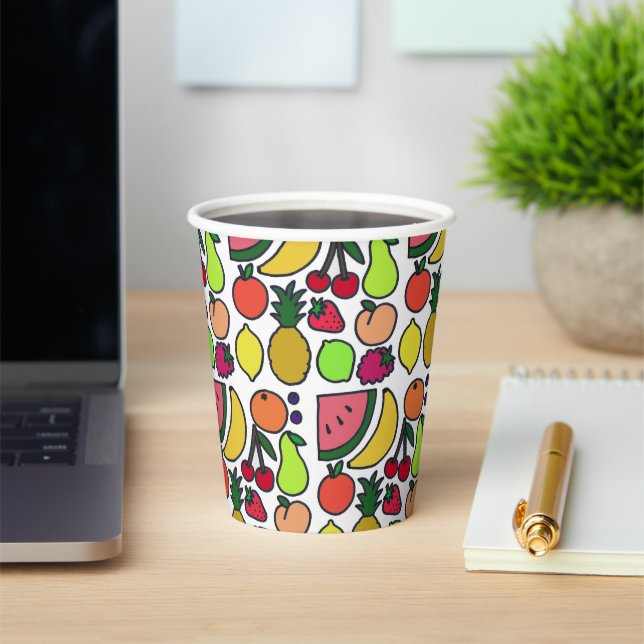 Vasos De Papel Frutas (in situ)