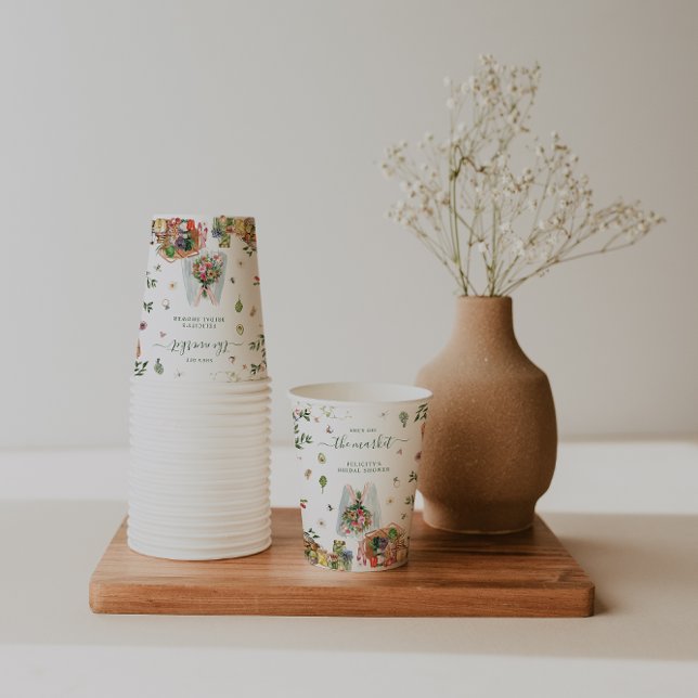 Vasos De Papel Fuera del mercado | Ducha de novias en el mercado  (Subido por el creador)