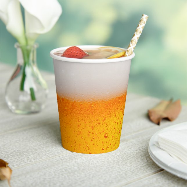 Vasos De Papel Fun Beer Brewery tomar feliz hora Fiesta (in situ)