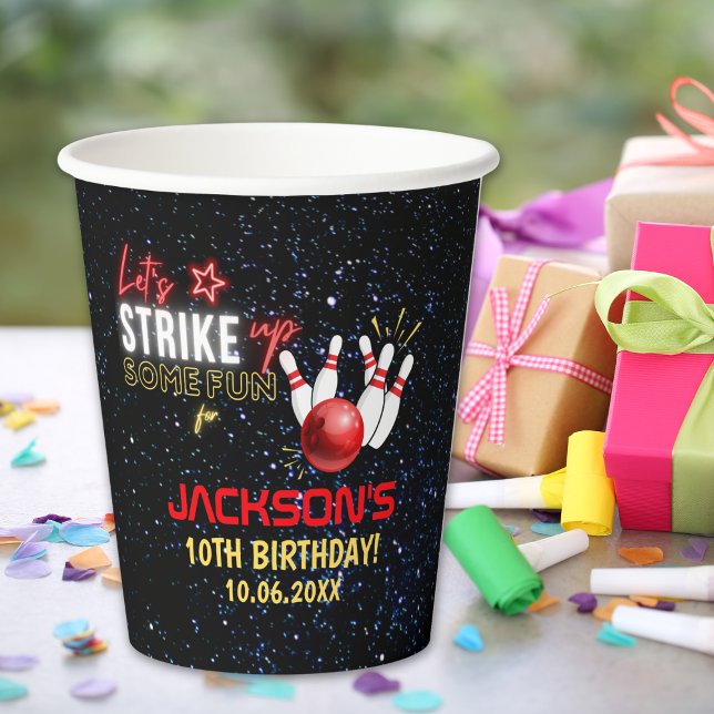 Vasos De Papel Fun Bowling party for Kids (Subido por el creador)