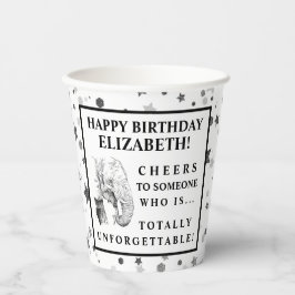 Vasos De Papel Fun Elephant Birday Party Paper Cup