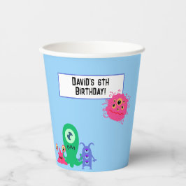 Vasos De Papel Fun Monstruo Personalizado Personalizado Cumpleaño