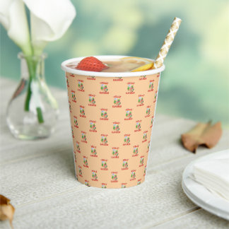 Vasos De Papel Funny Feliz Navidad Navidad Chili