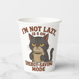 Vasos De Papel Funny Grumpy Cat Paper Cup Wrap