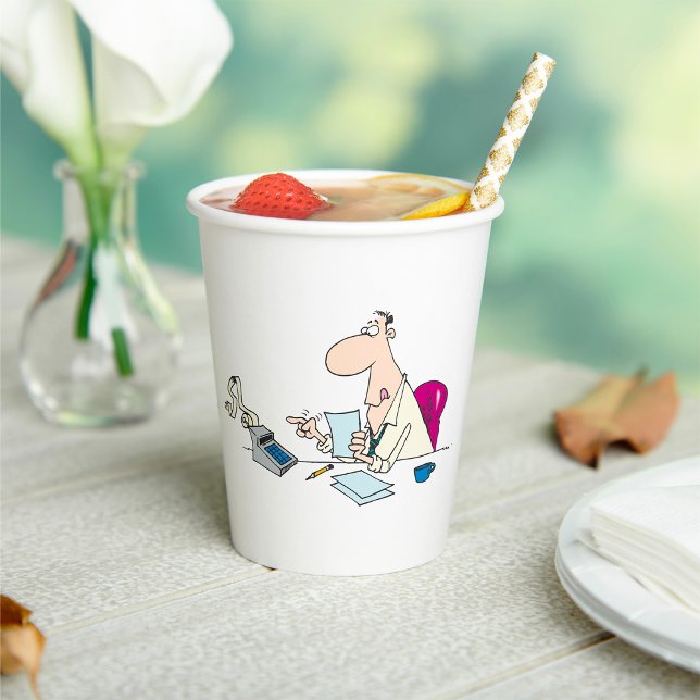 Vasos De Papel Funny Personalizado Contador Oficina Humor (Subido por el creador)