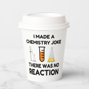 Vasos De Papel Funny Science lover chemistry chiste