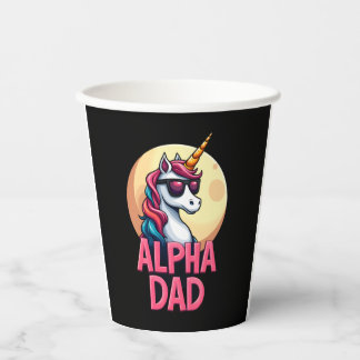 Vasos De Papel Funny Unicorn Dad Laufey Men Father's Day Christma