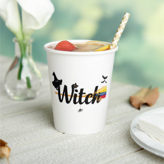 Vasos De Papel Funny Venezuelan Witch Party Supplies cups