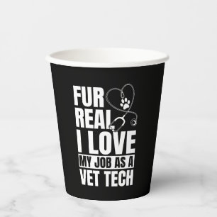 Vasos De Papel Funny Vet Tech Pun