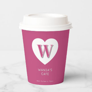 Vasos De Papel Fushcia Rosa Personalizado Rosa O Personal