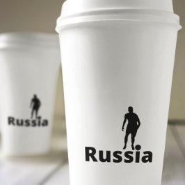 Vasos De Papel Fútbol de Rusia