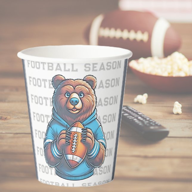 Vasos De Papel Fútbol personalizado (Custom Football Paper Cup)