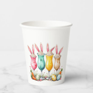 Vasos De Papel Gafas de lata de pascua con orejas confitadas