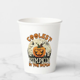 Vasos De Papel Gafas de sol del parche de calabaza más cool Sombr