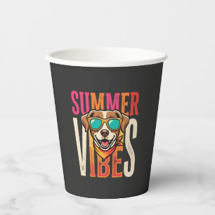 Vasos De Papel Gafas de sol para perro Summer Vibes