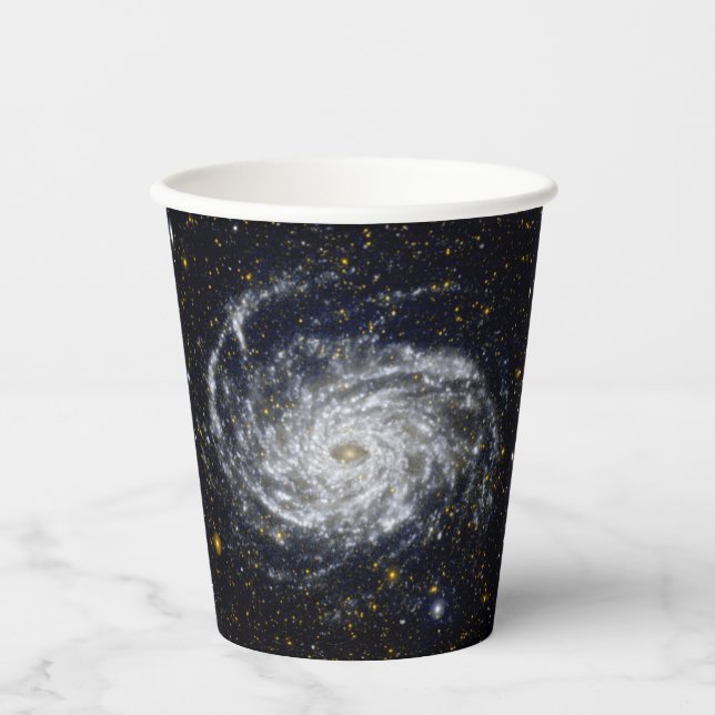 Vasos De Papel Galaxia espiral (Anverso)