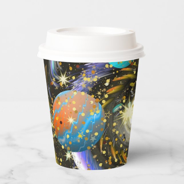 Vasos De Papel Galaxy Kovarellah (Anverso)