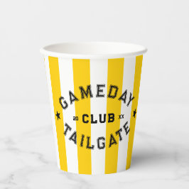 Vasos De Papel Gameday Tailgate Club Fiesta Personalizado de band