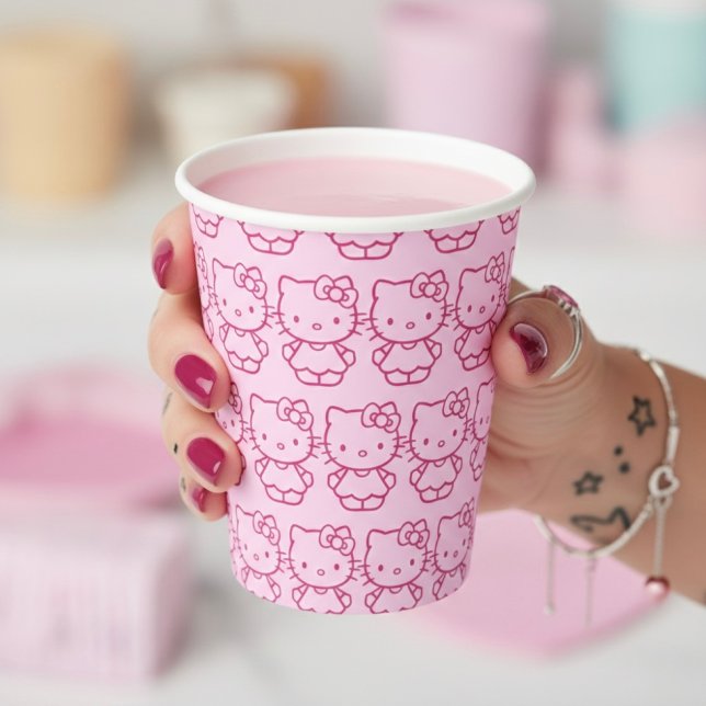 Vasos De Papel gatita (Subido por el creador)