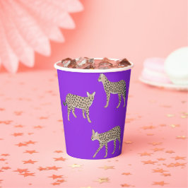 Vasos De Papel Gatos Serval