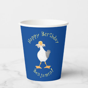 Vasos De Papel Gaviota divertida con personalizado de patatas fri