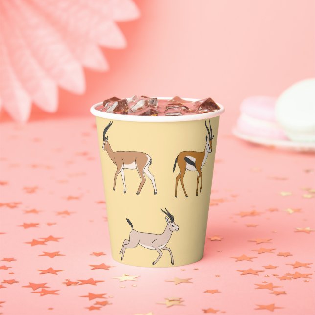 Vasos De Papel Gazelles (in situ)