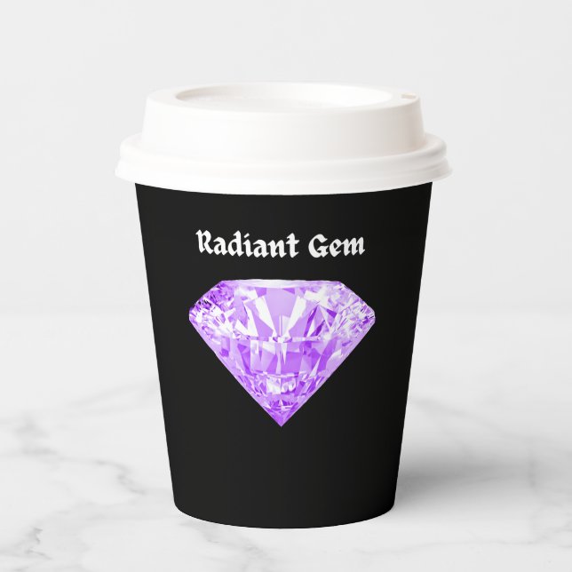 Vasos De Papel Gema radiante (Anverso)