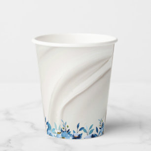 Vasos De Papel Gemelos en Baby Shower en flor
