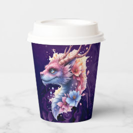 Vasos De Papel Gentle Guardian Dragon. 