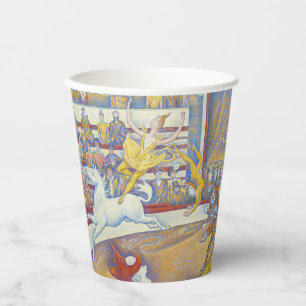 Vasos De Papel Georges Seurat - El circo