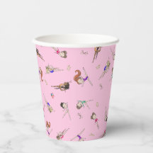 Gimnasia chica Cuadros de papel de fiesta de cumpl