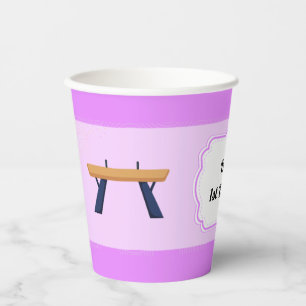 Vasos De Papel Gimnasia Fiesta Cubos de papel