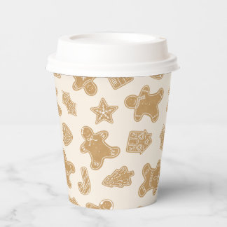Vasos De Papel Gingerbread Desechable Café Cup