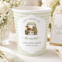 Gingham Personalizado Está Fresca Salida Del Merca