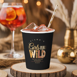 Vasos De Papel Girls Run Wild Safari Bachelorette ID1148