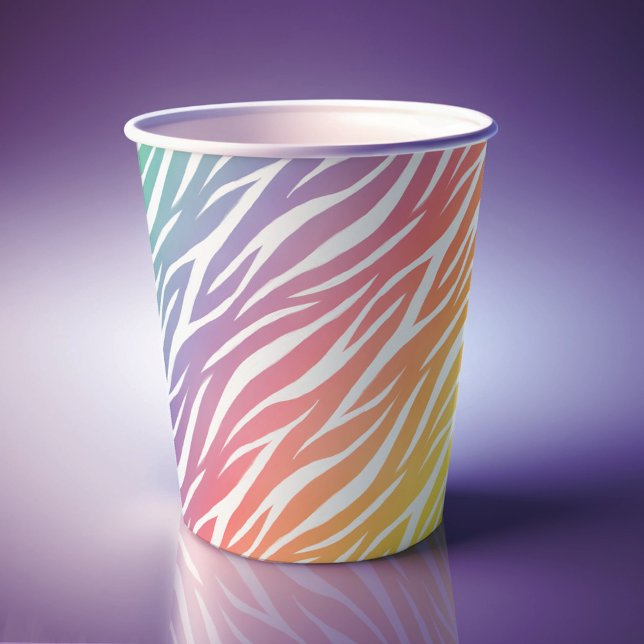 Vasos De Papel Girona Imprimir lindo trendy Guay divertida cebra  (Subido por el creador)