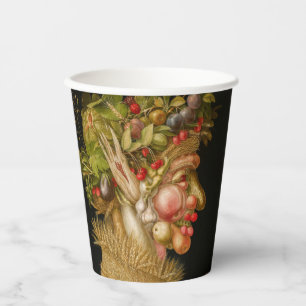 Vasos De Papel Giuseppe Arcimboldo - Verano