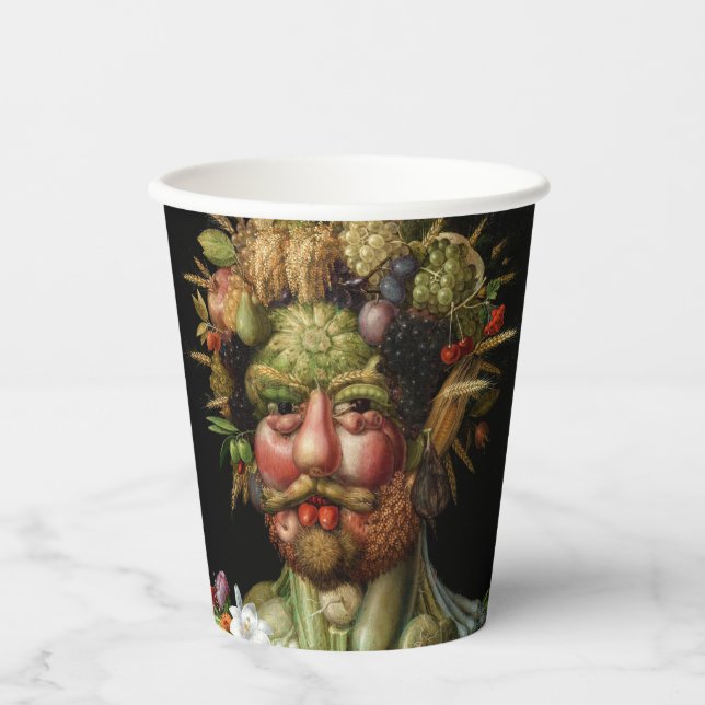 Vasos De Papel Giuseppe Arcimboldo - Vertumnus (Anverso)