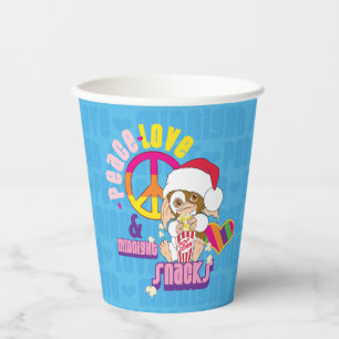 Vasos De Papel Gizmo   Amor por la Paz y Aperitivos Medianeros