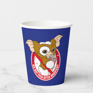 Vasos De Papel Gizmo   No alimentar después de la medianoche